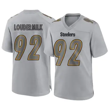 Youth Nike Pittsburgh Steelers Isaiahh Loudermilk Gray Atmosphere Fashion Jersey - Game