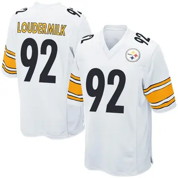 Youth Nike Pittsburgh Steelers Isaiahh Loudermilk White Jersey - Game
