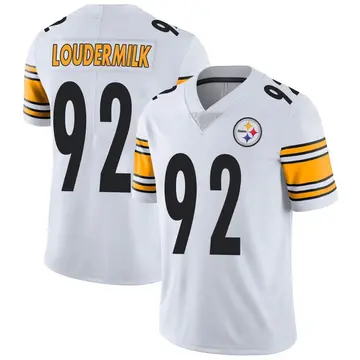 Youth Nike Pittsburgh Steelers Isaiahh Loudermilk White Vapor Untouchable Jersey - Limited