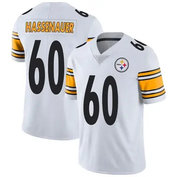 Youth Nike Pittsburgh Steelers J.C. Hassenauer White Vapor Untouchable Jersey - Limited