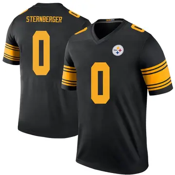 Youth Nike Pittsburgh Steelers Jace Sternberger Black Color Rush Jersey - Legend