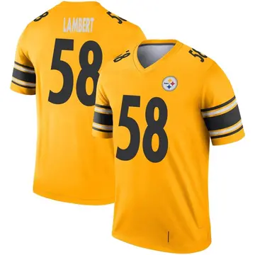 Youth Nike Pittsburgh Steelers Jack Lambert Gold Inverted Jersey - Legend