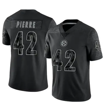 Youth Nike Pittsburgh Steelers James Pierre Black Reflective Jersey - Limited