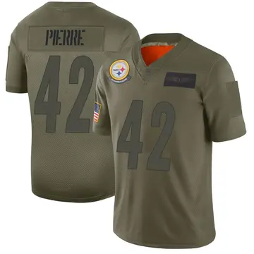 Youth Nike Pittsburgh Steelers James Pierre Camo 2019 Salute to Service Jersey - Limited