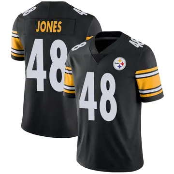 Youth Nike Pittsburgh Steelers Jamir Jones Black Team Color Vapor Untouchable Jersey - Limited