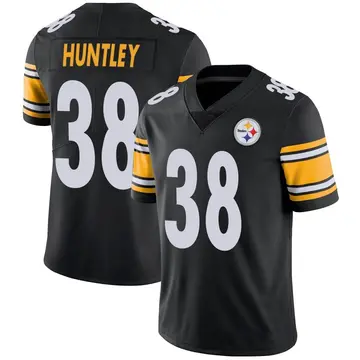 Youth Nike Pittsburgh Steelers Jason Huntley Black Team Color Vapor Untouchable Jersey - Limited