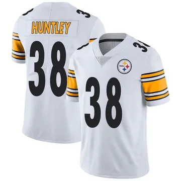 Youth Nike Pittsburgh Steelers Jason Huntley White Vapor Untouchable Jersey - Limited