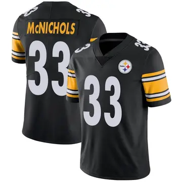 Youth Nike Pittsburgh Steelers Jeremy McNichols Black Team Color Vapor Untouchable Jersey - Limited