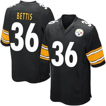 Youth Nike Pittsburgh Steelers Jerome Bettis Black Team Color Jersey - Game