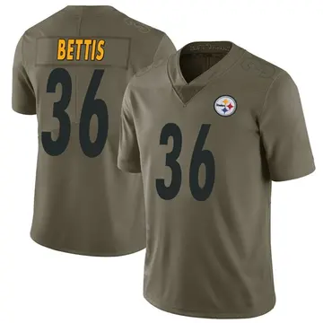 Youth Nike Pittsburgh Steelers Jerome Bettis Green 2017 Salute to Service Jersey - Limited