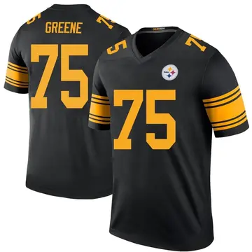 Youth Nike Pittsburgh Steelers Joe Greene Black Color Rush Jersey - Legend