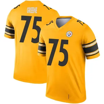Youth Nike Pittsburgh Steelers Joe Greene Gold Inverted Jersey - Legend