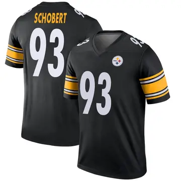 Youth Nike Pittsburgh Steelers Joe Schobert Black Jersey - Legend