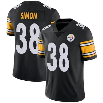 Youth Nike Pittsburgh Steelers John Simon Black Team Color Vapor Untouchable Jersey - Limited