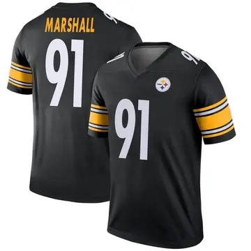 Youth Nike Pittsburgh Steelers Jonathan Marshall Black Jersey - Legend