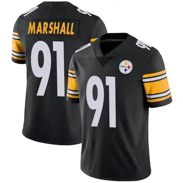 Youth Nike Pittsburgh Steelers Jonathan Marshall Black Team Color Vapor Untouchable Jersey - Limited