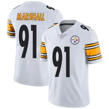 Youth Nike Pittsburgh Steelers Jonathan Marshall White Vapor Untouchable Jersey - Limited