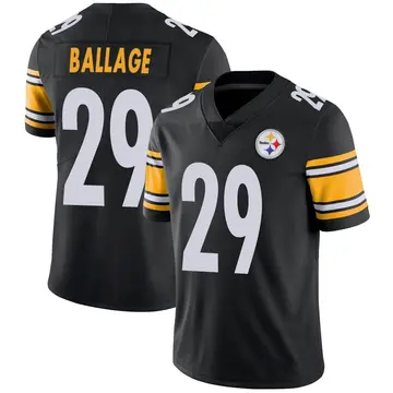 Youth Nike Pittsburgh Steelers Kalen Ballage Black Team Color Vapor Untouchable Jersey - Limited