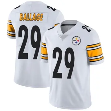 Youth Nike Pittsburgh Steelers Kalen Ballage White Vapor Untouchable Jersey - Limited