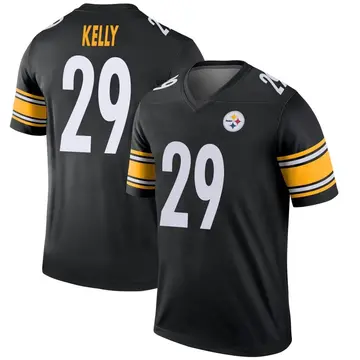 Youth Nike Pittsburgh Steelers Kam Kelly Black Jersey - Legend