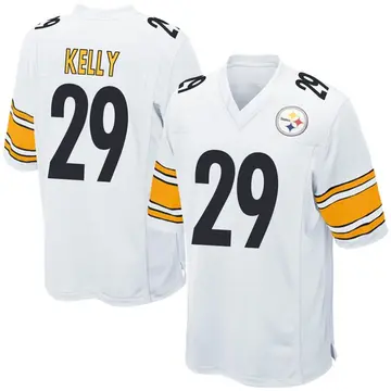 Youth Nike Pittsburgh Steelers Kam Kelly White Jersey - Game