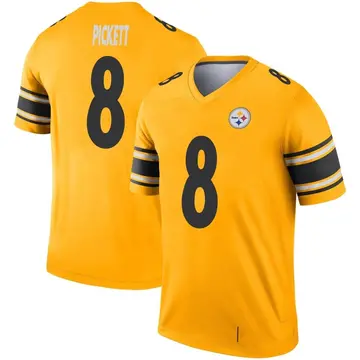 Youth Nike Pittsburgh Steelers Kenny Pickett Gold Inverted Jersey - Legend