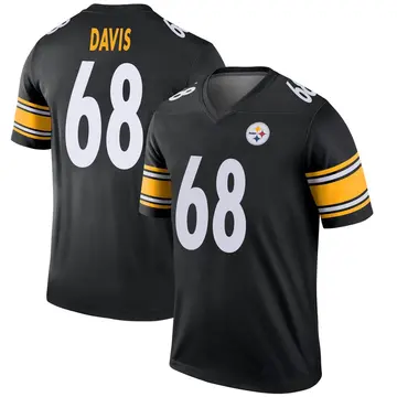Youth Nike Pittsburgh Steelers Khalil Davis Black Jersey - Legend