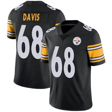 Youth Nike Pittsburgh Steelers Khalil Davis Black Team Color Vapor Untouchable Jersey - Limited
