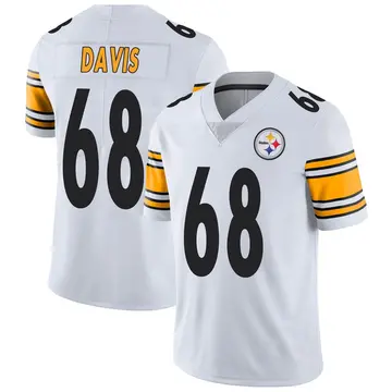 Youth Nike Pittsburgh Steelers Khalil Davis White Vapor Untouchable Jersey - Limited