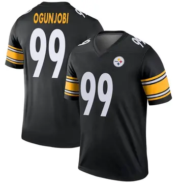 Youth Nike Pittsburgh Steelers Larry Ogunjobi Black Jersey - Legend
