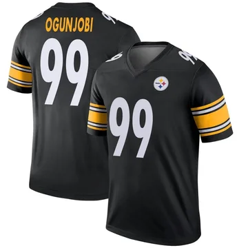 Youth Nike Pittsburgh Steelers Larry Ogunjobi Black Jersey - Legend