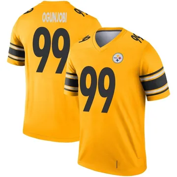 Youth Nike Pittsburgh Steelers Larry Ogunjobi Gold Inverted Jersey - Legend