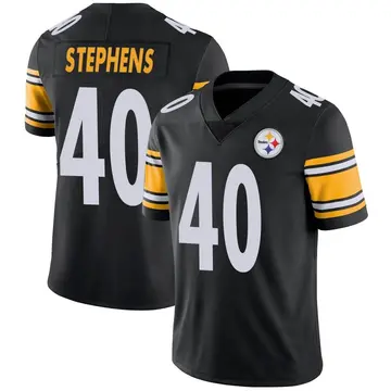 Youth Nike Pittsburgh Steelers Linden Stephens Black Team Color Vapor Untouchable Jersey - Limited
