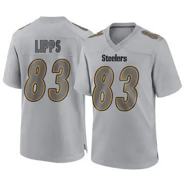 Youth Nike Pittsburgh Steelers Louis Lipps Gray Atmosphere Fashion Jersey - Game