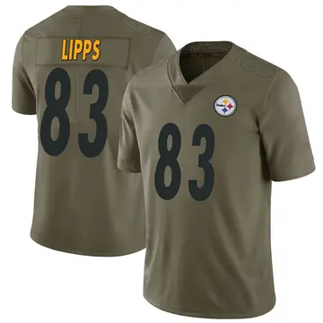 Youth Nike Pittsburgh Steelers Louis Lipps Green 2017 Salute to Service Jersey - Limited