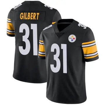 Youth Nike Pittsburgh Steelers Mark Gilbert Black Team Color Vapor Untouchable Jersey - Limited