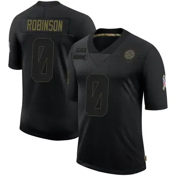 Youth Nike Pittsburgh Steelers Mark Robinson Black 2020 Salute To Service Jersey - Limited