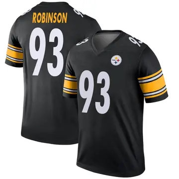 Youth Nike Pittsburgh Steelers Mark Robinson Black Jersey - Legend