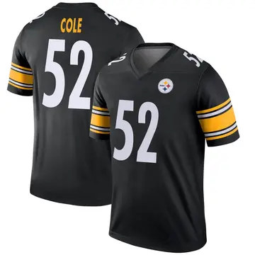 Youth Nike Pittsburgh Steelers Mason Cole Black Jersey - Legend