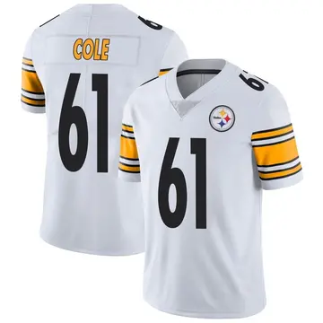Youth Nike Pittsburgh Steelers Mason Cole White Vapor Untouchable Jersey - Limited