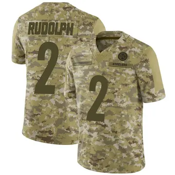 Youth Nike Pittsburgh Steelers Mason Rudolph Camo 2018 Salute to Service Jersey - Limited