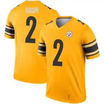 Youth Nike Pittsburgh Steelers Mason Rudolph Gold Inverted Jersey - Legend