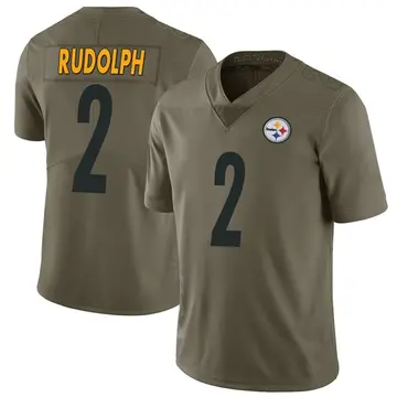 Youth Nike Pittsburgh Steelers Mason Rudolph Green 2017 Salute to Service Jersey - Limited