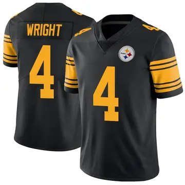 Youth Nike Pittsburgh Steelers Matthew Wright Black Color Rush Jersey - Limited