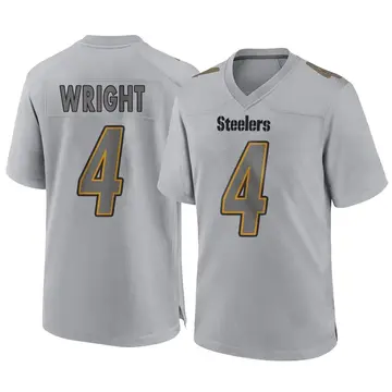 Youth Nike Pittsburgh Steelers Matthew Wright Gray Atmosphere Fashion Jersey - Game