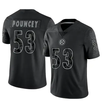Youth Nike Pittsburgh Steelers Maurkice Pouncey Black Reflective Jersey - Limited