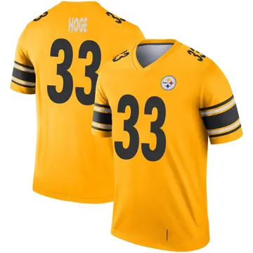 Youth Nike Pittsburgh Steelers Merril Hoge Gold Inverted Jersey - Legend