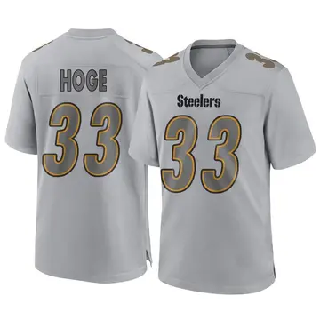 Youth Nike Pittsburgh Steelers Merril Hoge Gray Atmosphere Fashion Jersey - Game