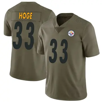 Youth Nike Pittsburgh Steelers Merril Hoge Green 2017 Salute to Service Jersey - Limited