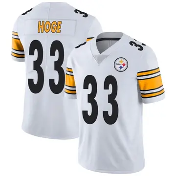 Youth Nike Pittsburgh Steelers Merril Hoge White Vapor Untouchable Jersey - Limited